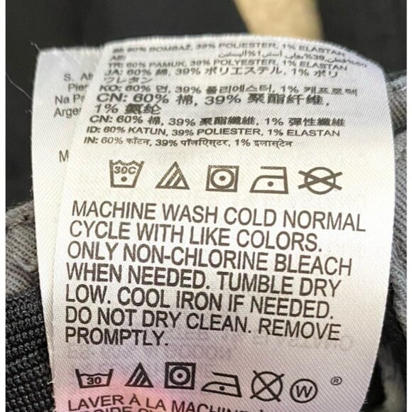 Quiksilver Boys Black Regular Fit Straight Leg Pants Size 7 Skater Surfer Logo - Picture 9 of 9